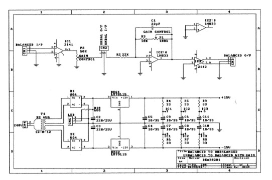 Balancing Board schematic