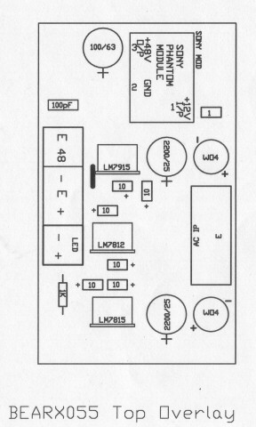 Mic-Pre Power Supply overlay