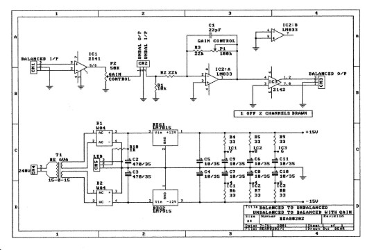 Balancing Board schematic