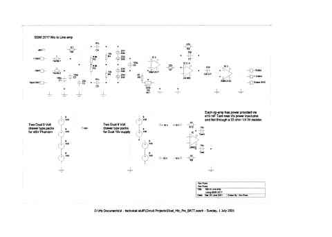 Dual Mic-Pre schematic